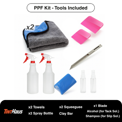 Fits Tesla Model Y 2020-2024 Precut PPF Kit – Clear Bra Paint Protection Film for Hood, Bumper, Fenders & Lights