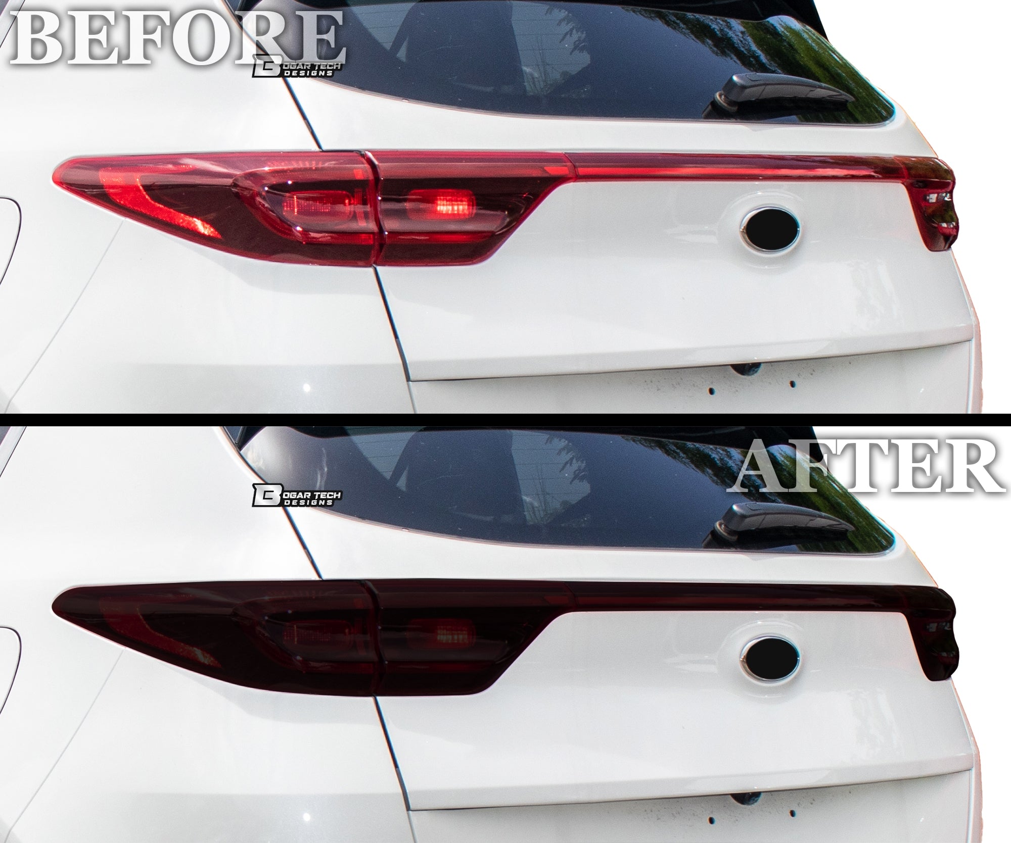 Full Headlight Taillight Precut Smoked PPF Tint Kit Film Overlay Fits Kia Sportage 2017-2022 - 0