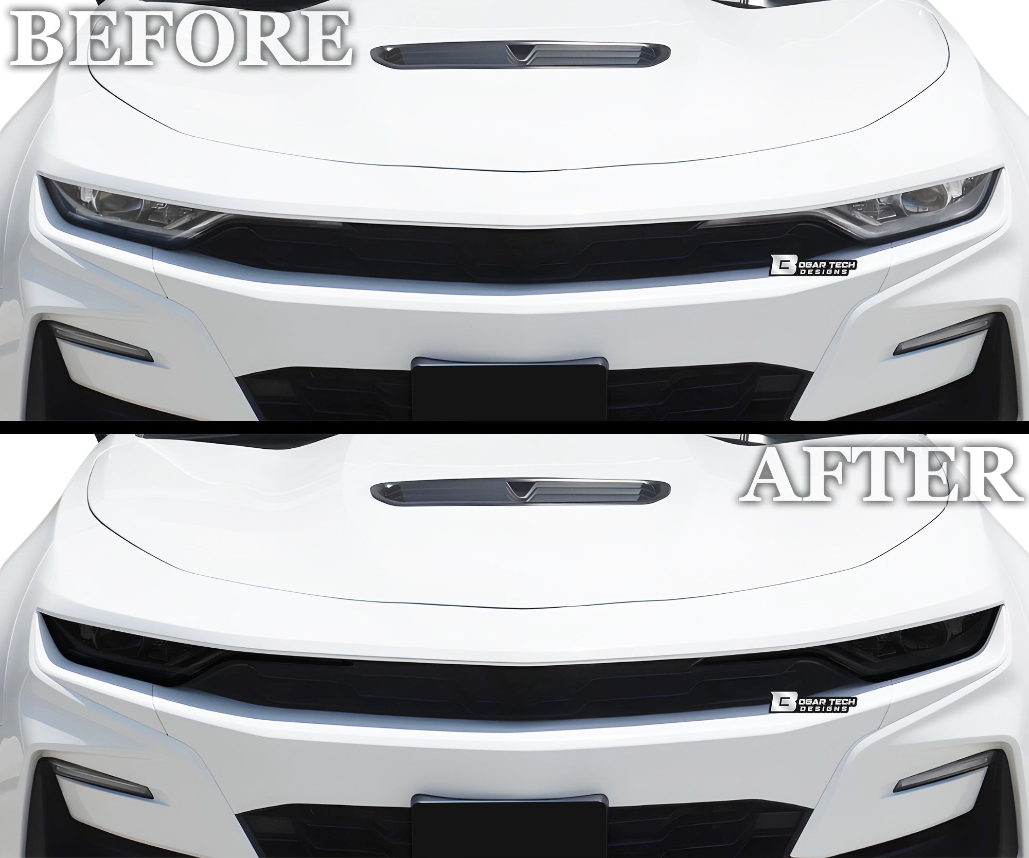 Full Headlight Taillight Precut Smoked PPF Tint Kit Overlay Film Fits Chevrolet Camaro 2019-2024