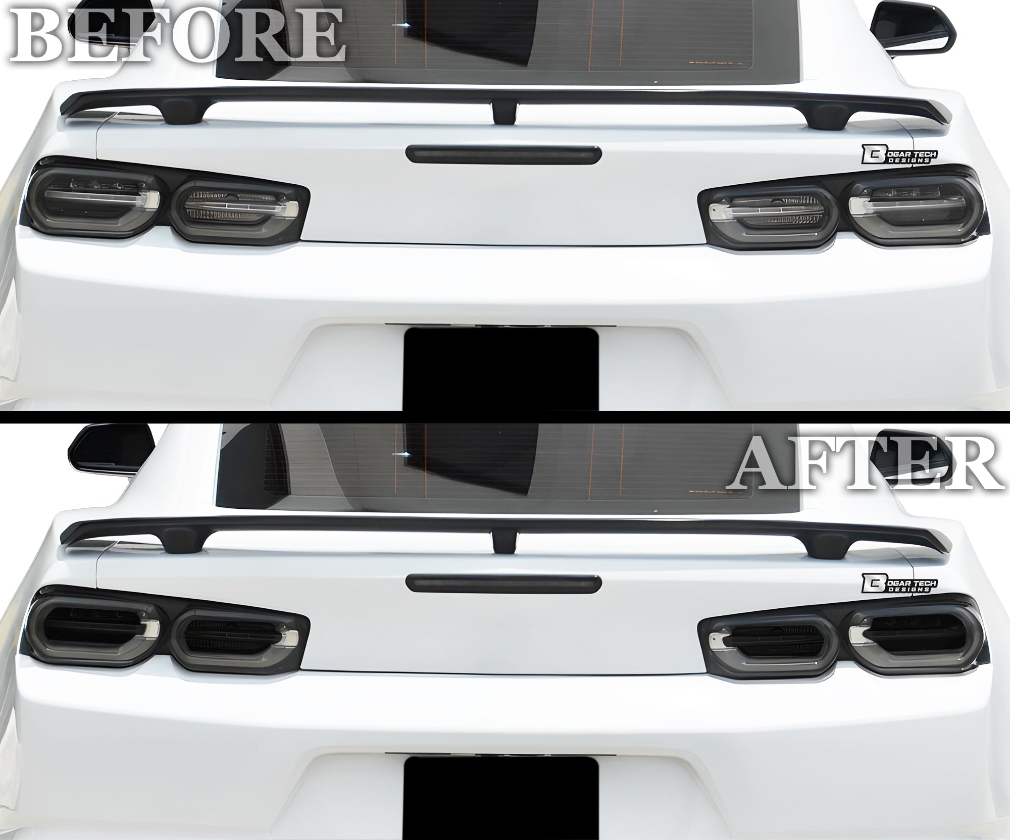 Full Headlight Taillight Precut Smoked PPF Tint Kit Overlay Film Fits Chevrolet Camaro 2019-2024 - 0