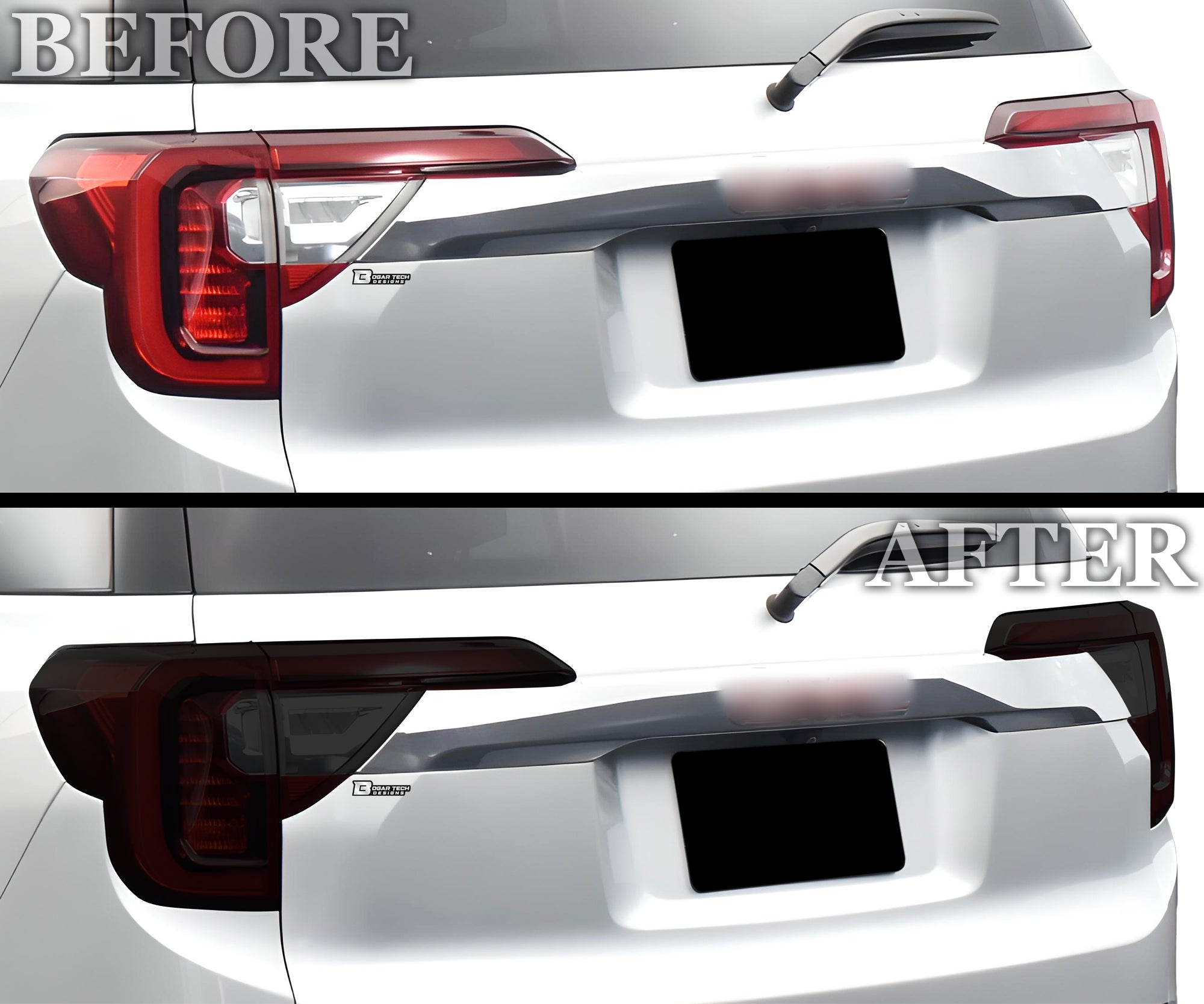 Full Headlight Taillight Precut Smoked PPF Tint Kit Overlay Film Fits GMC Acadia 2020-2023 - 0