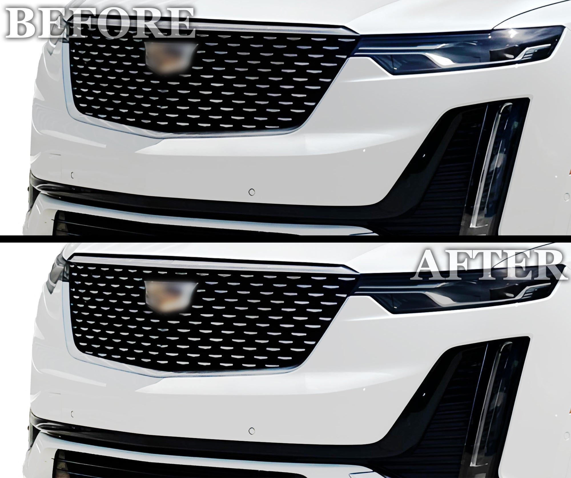 Full Headlight Taillight Precut Smoked PPF Tint Kit Film Overlay Fits Cadillac XT6 2020-2025