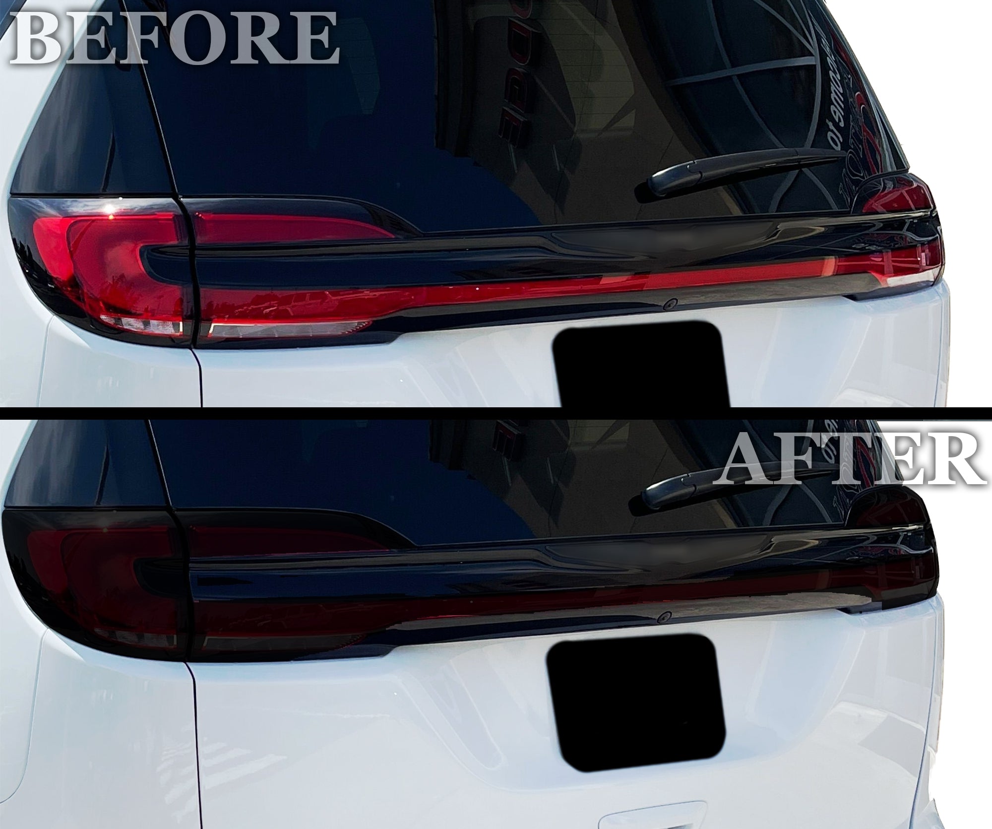 Full Headlight Taillight Precut Smoked PPF Tint Kit Overlay Film Fits Chrysler Pacifica 2021-2025 - 0