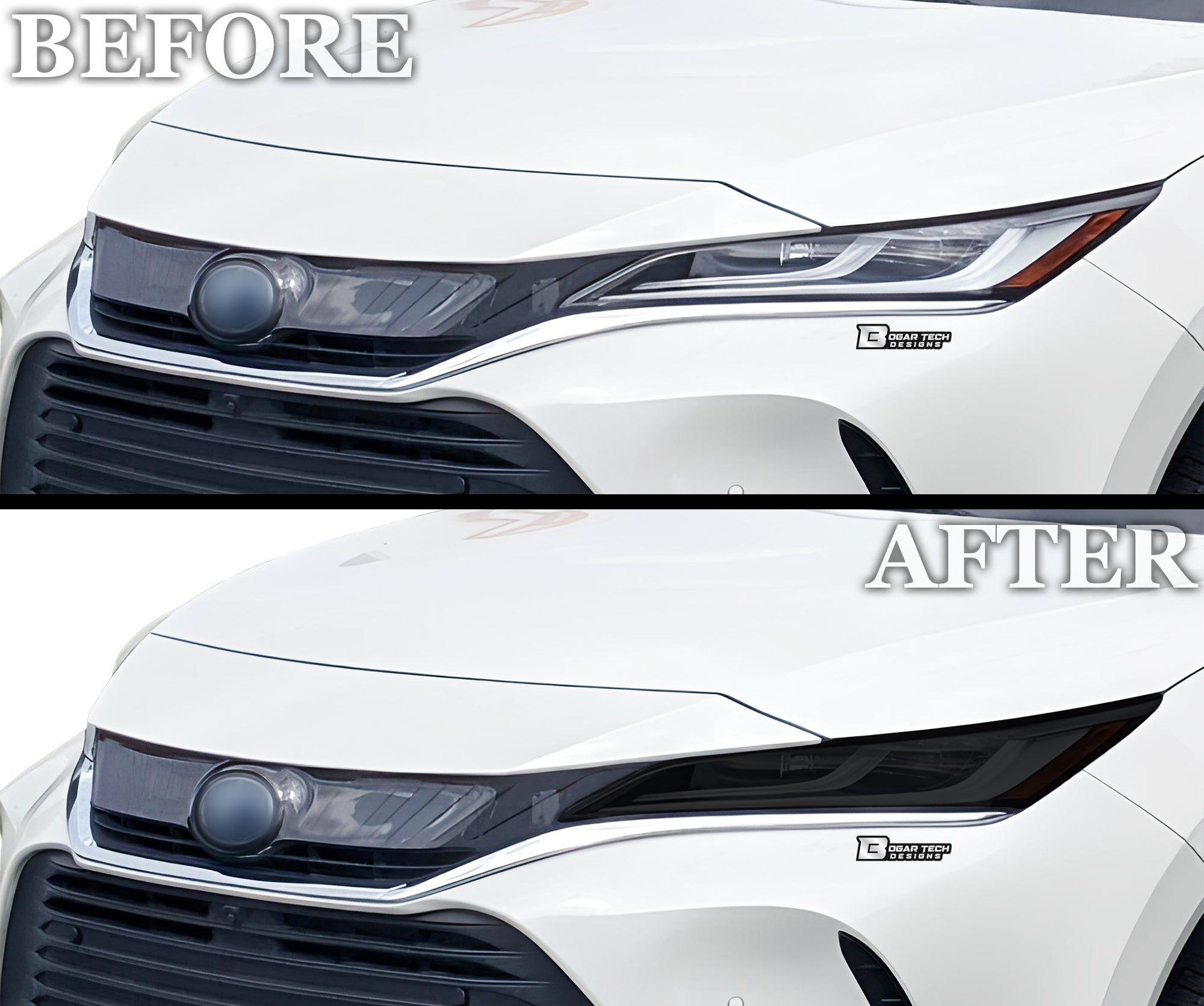 Full Headlight Taillight Precut Smoked PPF Tint Kit Overlay Film Fits Toyota Venza 2021-2024