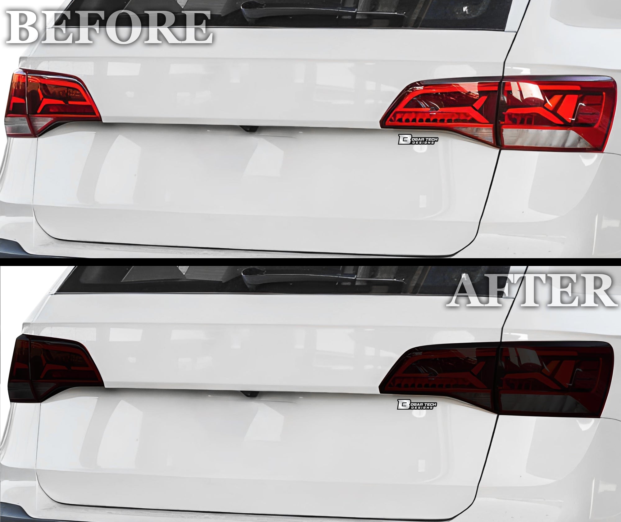 Full Headlight Taillight Precut Smoked PPF Tint Kit Film Overlay Fits Volkswagen Taos 2022-2024 - 0
