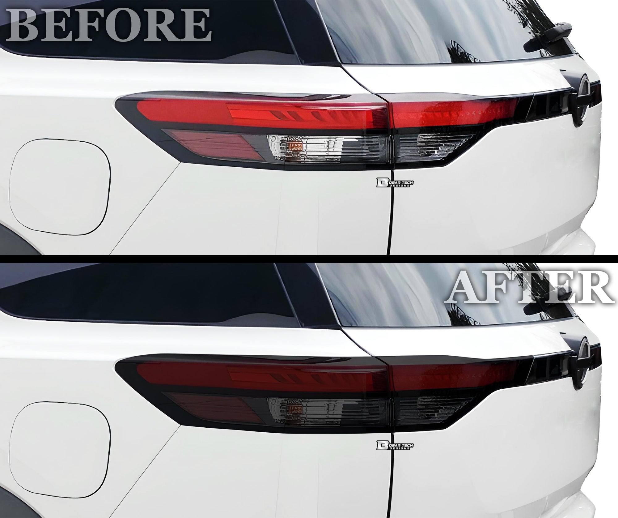 Full Headlight Taillight Precut Smoked PPF Tint Kit Film Overlay Fits Nissan Pathfinder 2022-2025 - 0