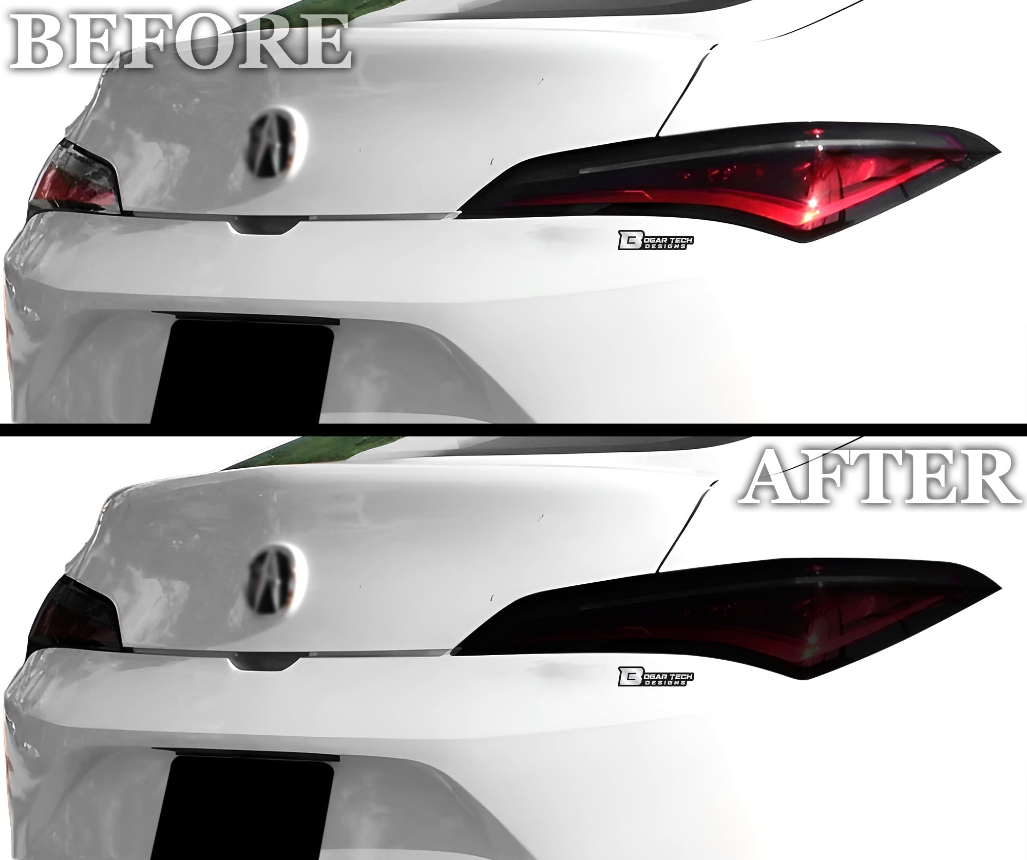 Full Headlight Taillight Precut Smoked PPF Tint Kit Film Overlay Fits Acura Integra 2023-2025 - 0