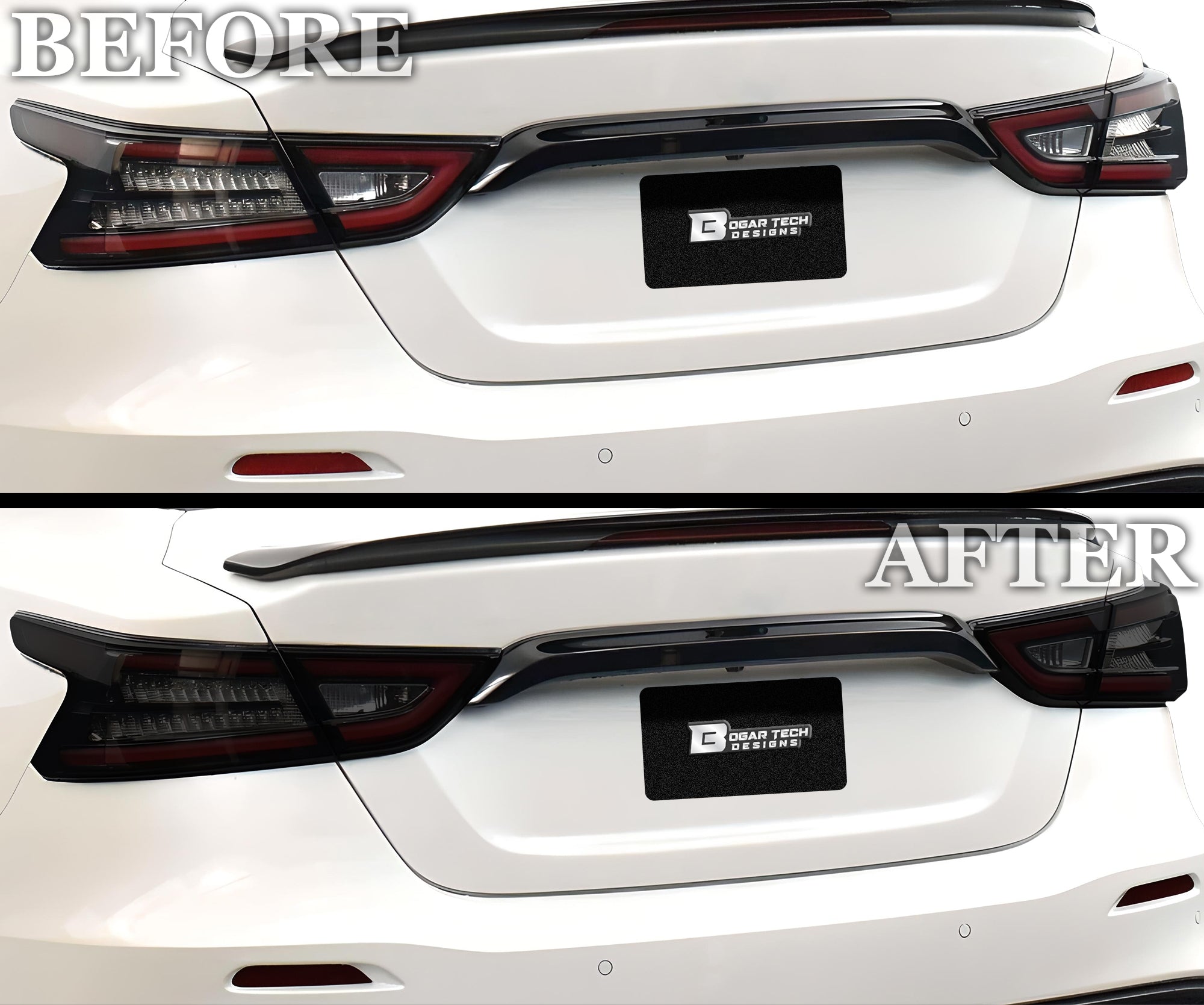 Full Headlight Taillight Precut Smoked PPF Tint Kit Film Overlay Fits Nissan Maxima 2015-2023 - 0