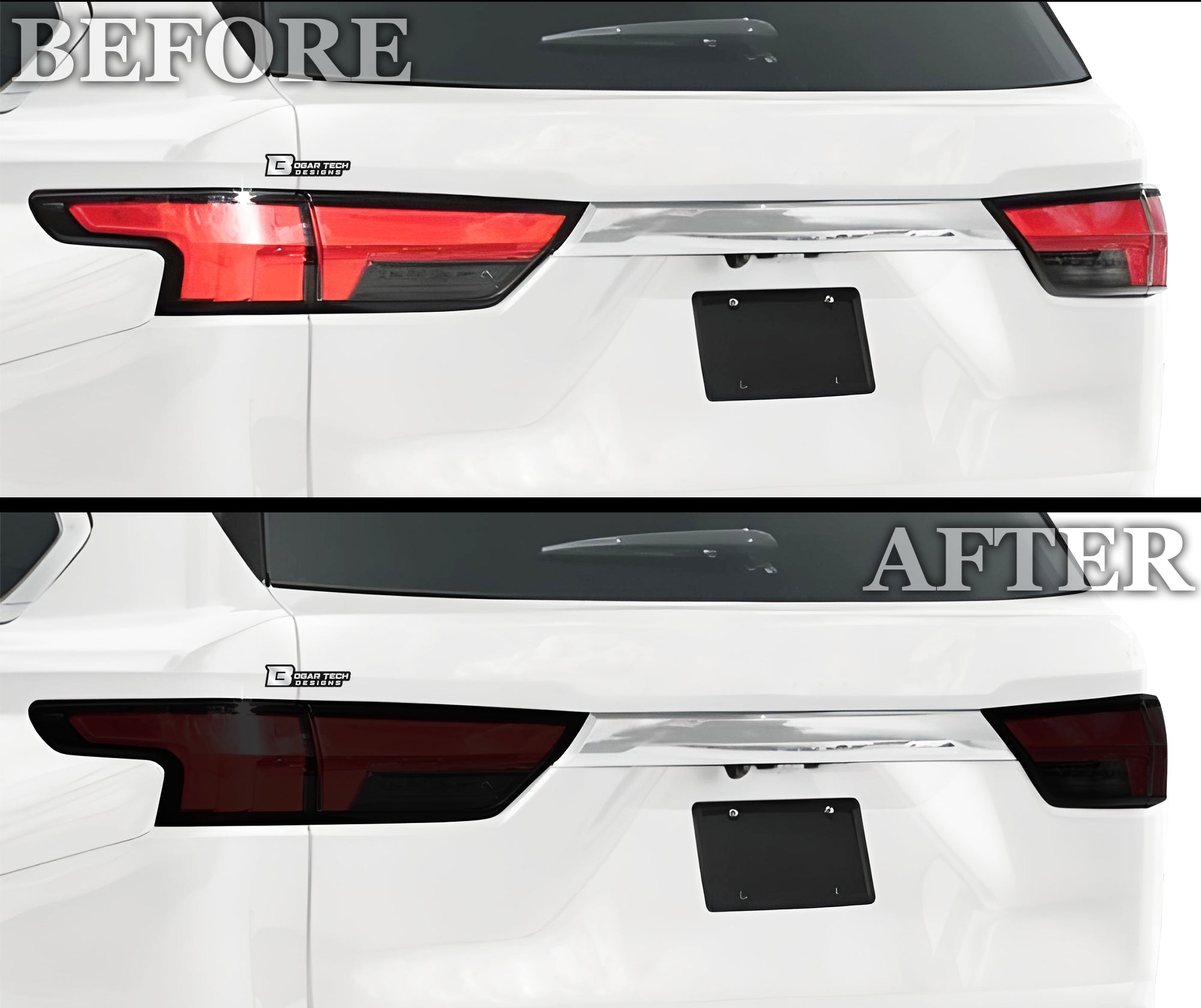 Full Headlight Taillight Precut Smoked PPF Tint Kit Film Overlay Fits Toyota Sequoia 2023-2025 - 0