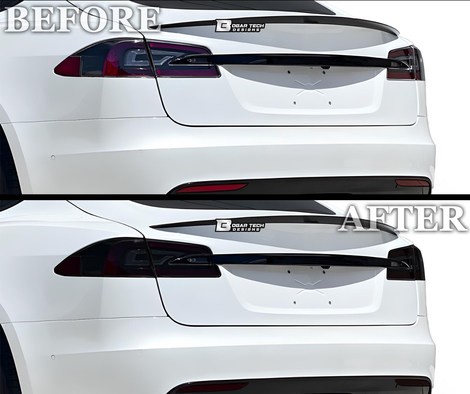 Full Headlight Taillight Precut Smoked PPF Tint Kit Film Overlay Fits Tesla Model S 2017-2025