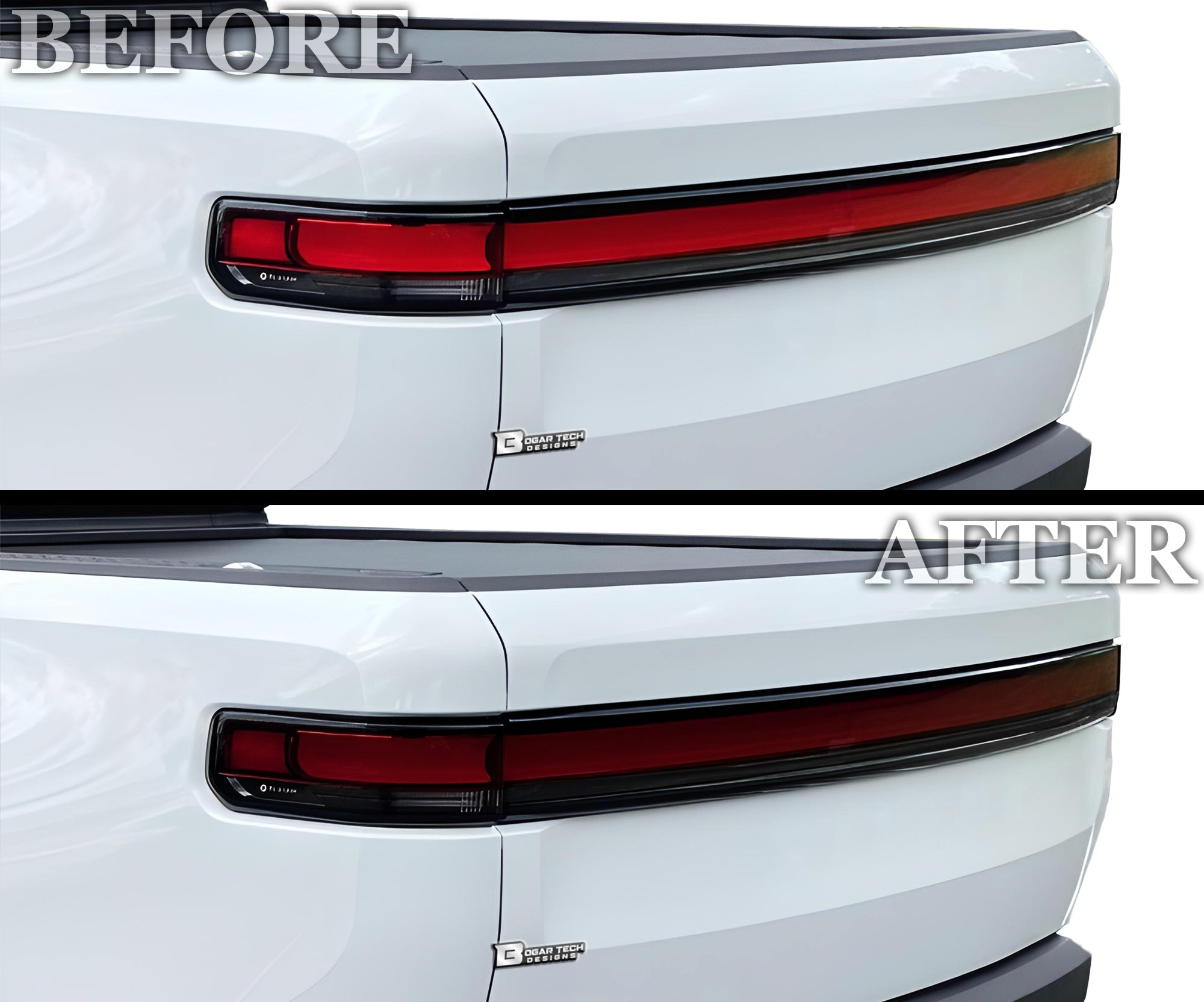 Full Headlight Taillight Precut Smoked PPF Tint Kit Film Overlay Fits Rivian R1T R1S - 0