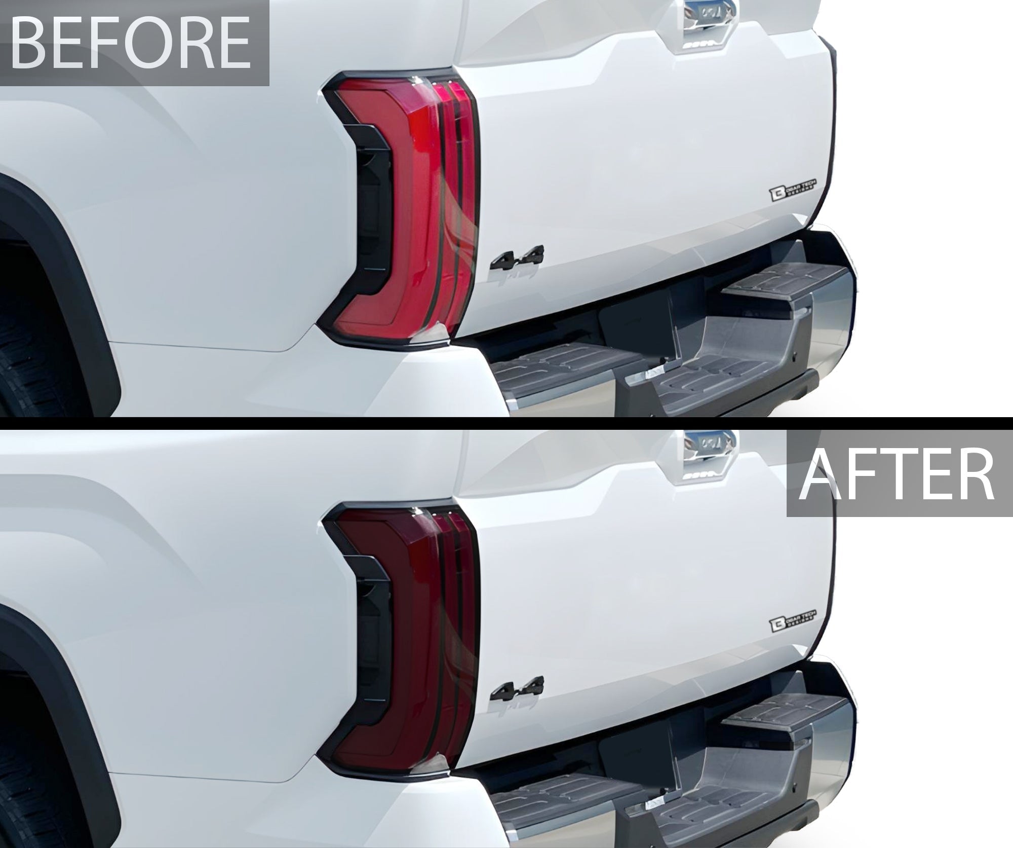 Full Headlight Taillight Precut Smoked PPF Tint Kit Film Overlay Fits Toyota Tundra 2022-2025 - 0