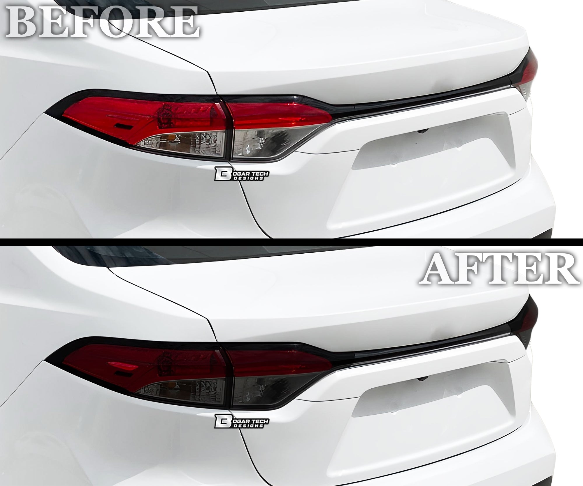 Full Headlight Taillight Precut Smoked PPF Tint Kit Film Overlay Fits Toyota Corolla 2020-2025 - 0