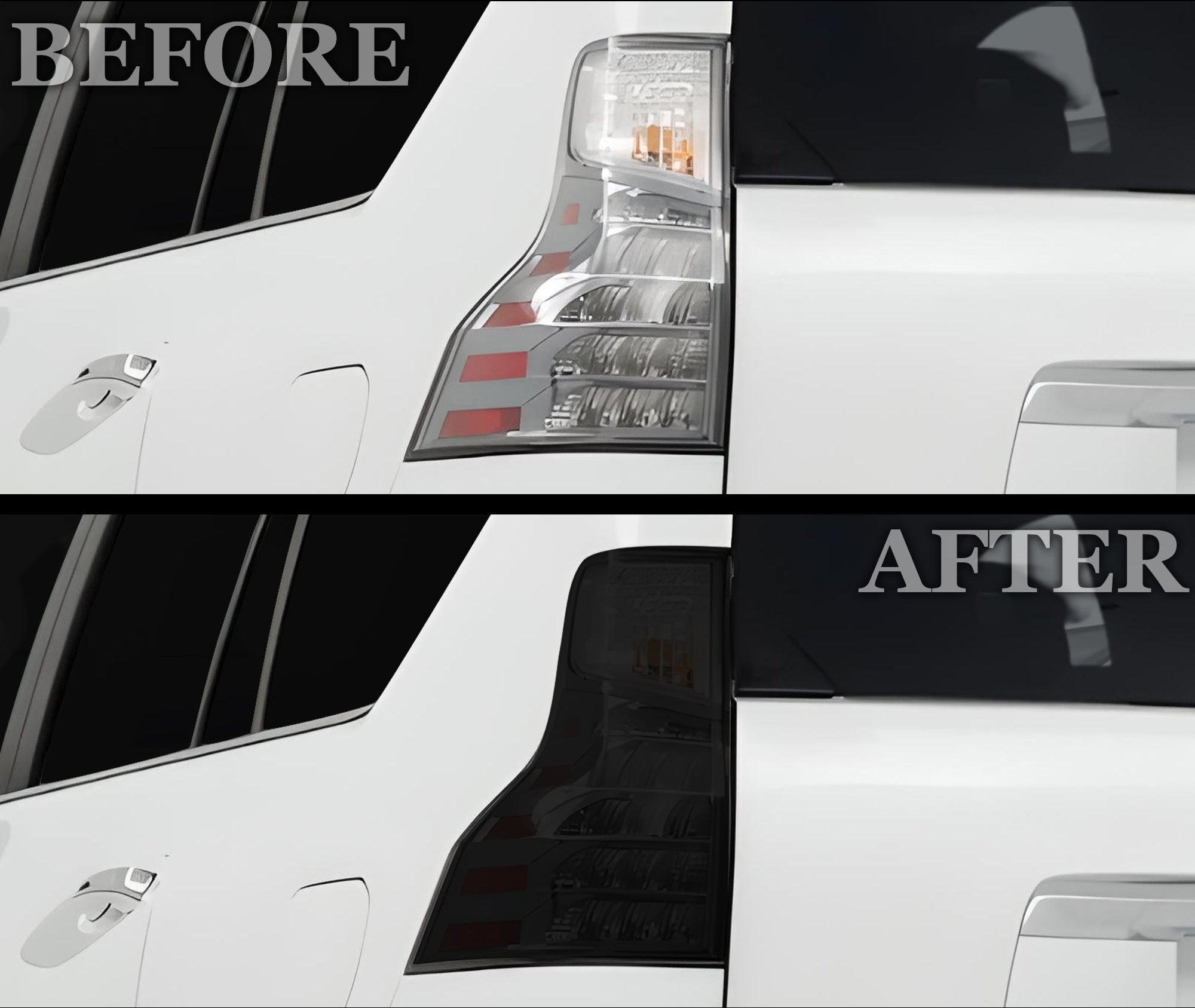 Full Headlight Taillight Precut Smoked PPF Tint Kit Film Overlay Fits Lexus GX 2010-2023 - 0