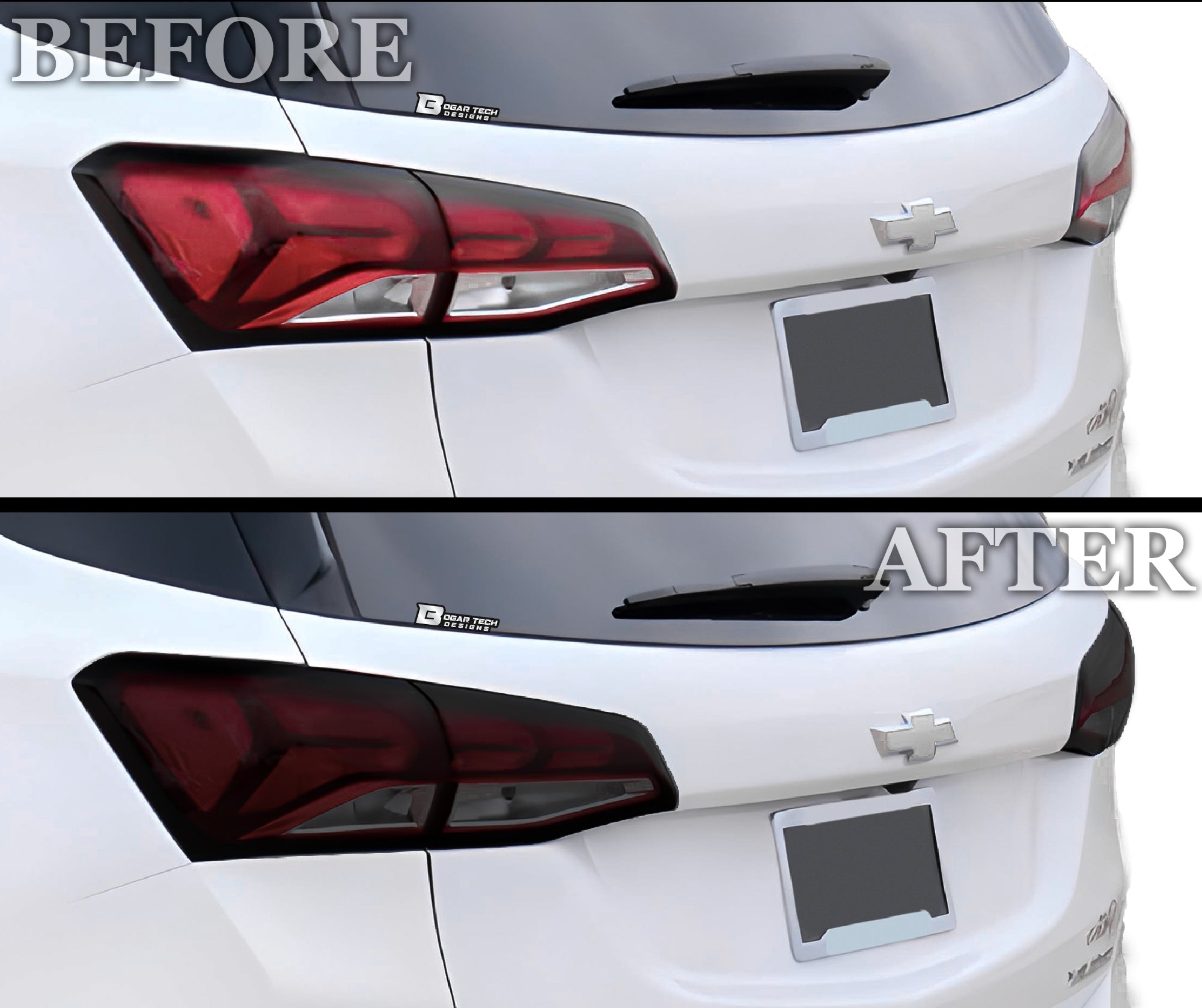 Full Headlight Taillight Precut Smoked PPF Tint Kit Film Overlay Fits Chevrolet Equinox 2022-2024 - 0