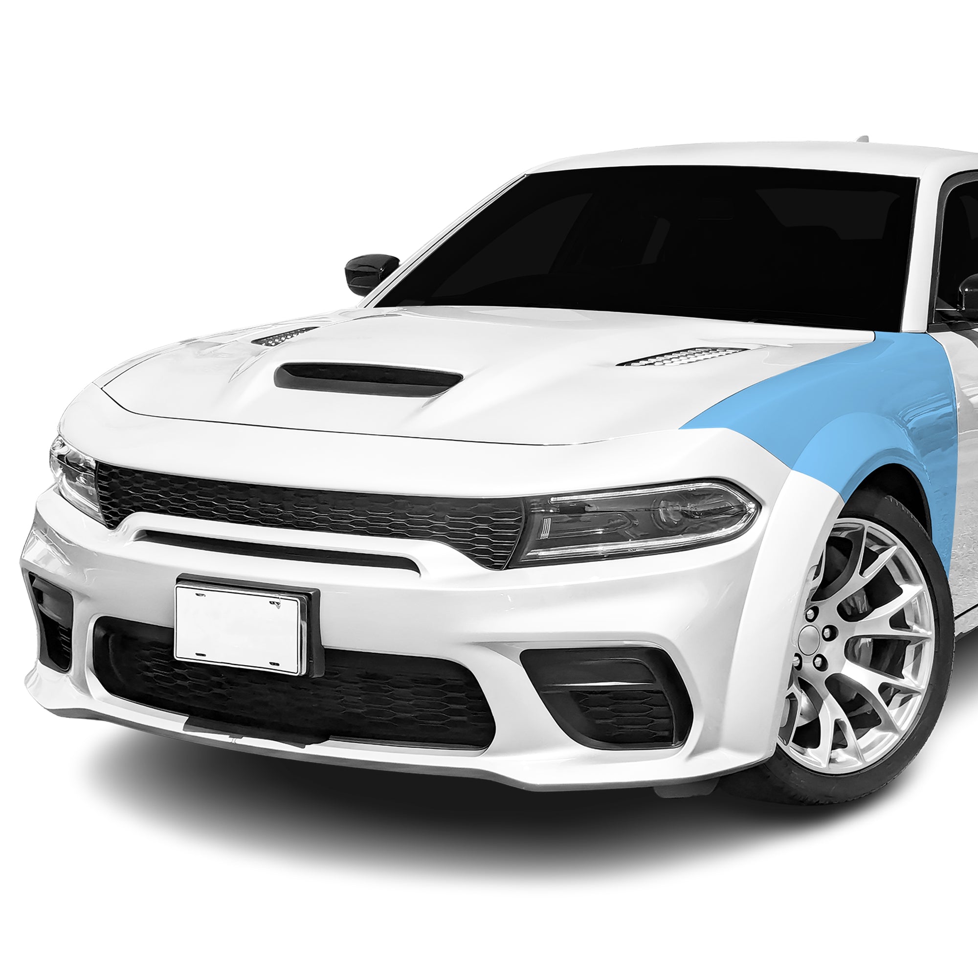 Fits Dodge Charger SRT 2020-2023 Precut Premium Paint Protection Film Clear Bra PPF Decal Film Kit