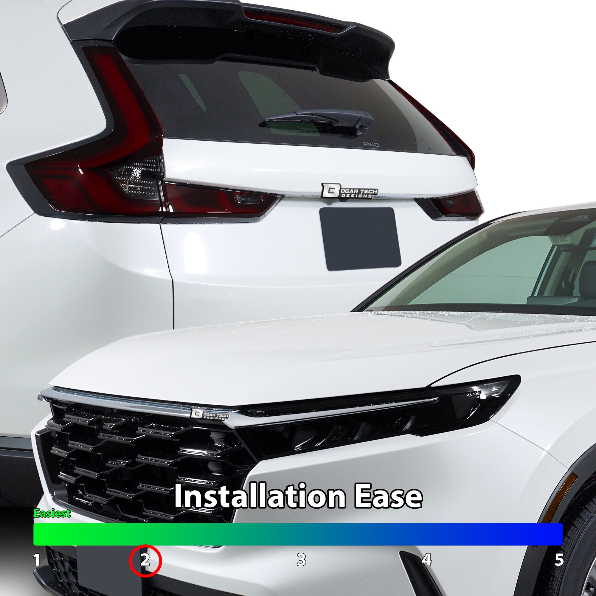 Full Headlight Taillight Precut Smoked PPF Tint Kit Film Overlay Fits Honda CR-V 2023-2025 - 0