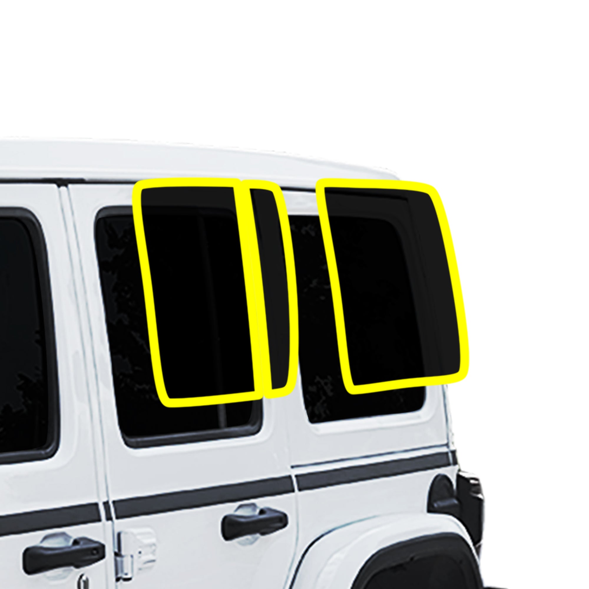 Precut Front Rear Windows Windshield Premium Nano Ceramic Window Film Tint Kit For Jeep Wrangler JLU 2018+