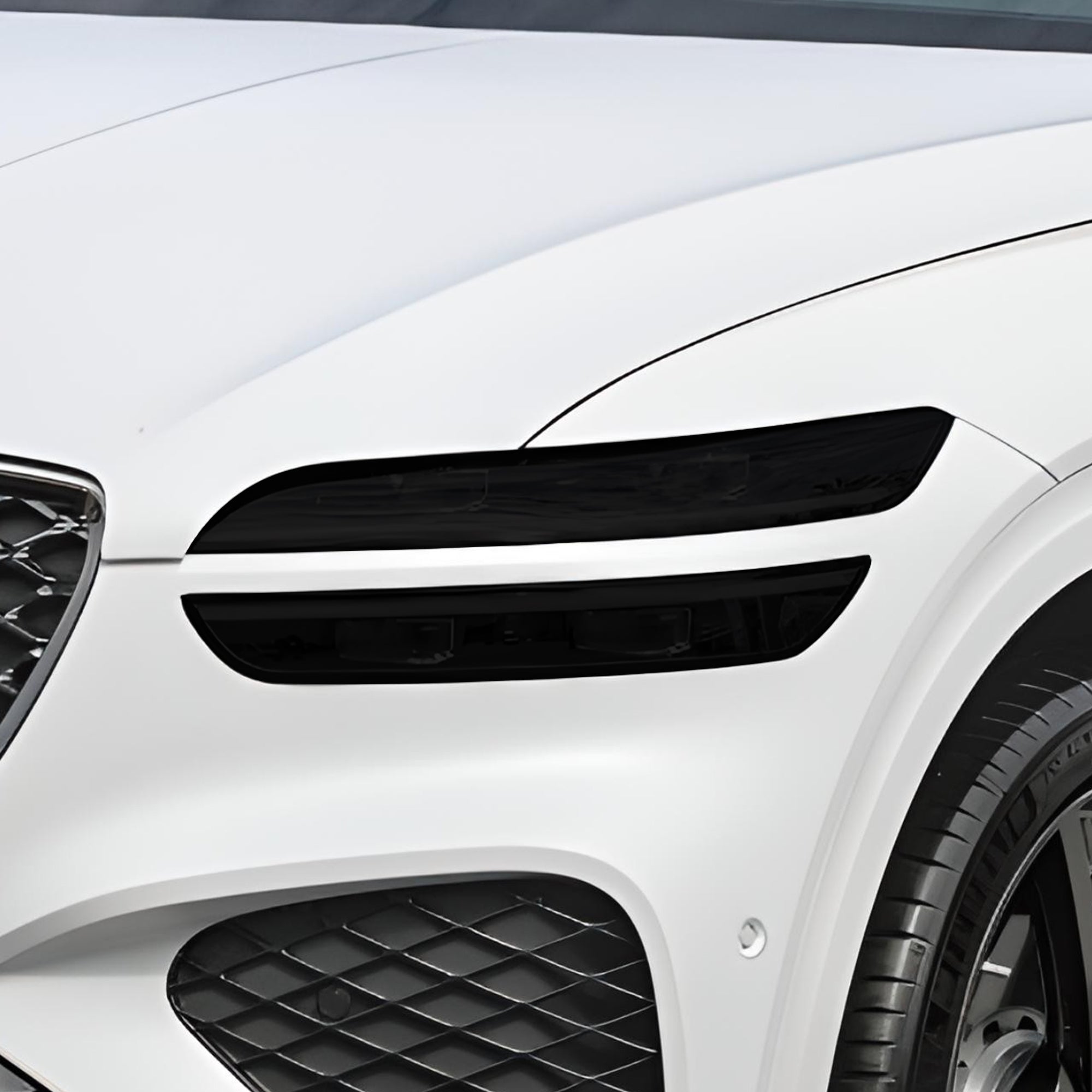 Full Headlight Taillight Precut Smoked PPF Tint Kit Film Overlay Fits Genesis GV70 2022-2025