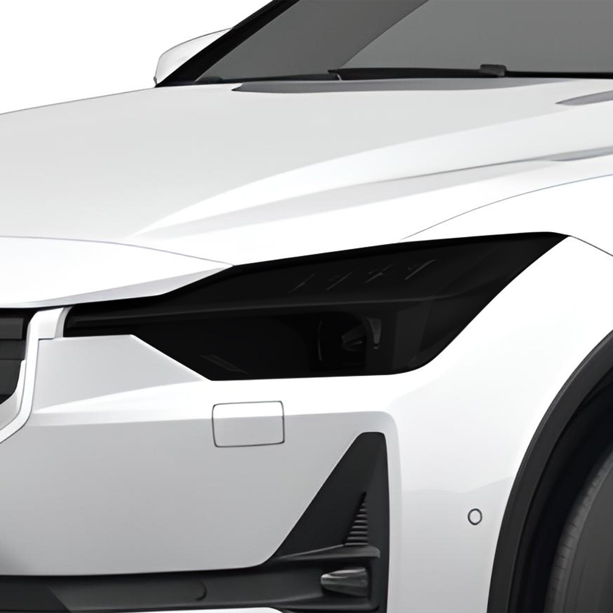 Full Headlight Taillight Precut Smoked PPF Tint Kit Overlay Film Fits Polestar 2 2020-2025