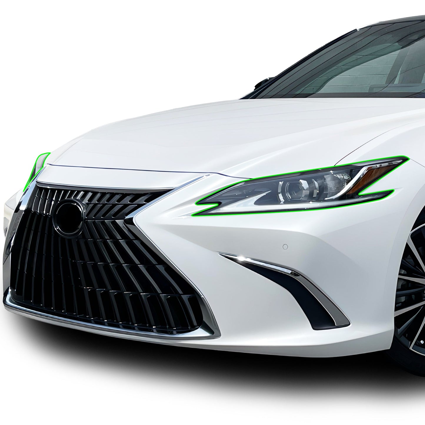 Full Headlight Taillight Precut Smoked PPF Tint Kit Film Overlay Fits Lexus ES 2019-2025