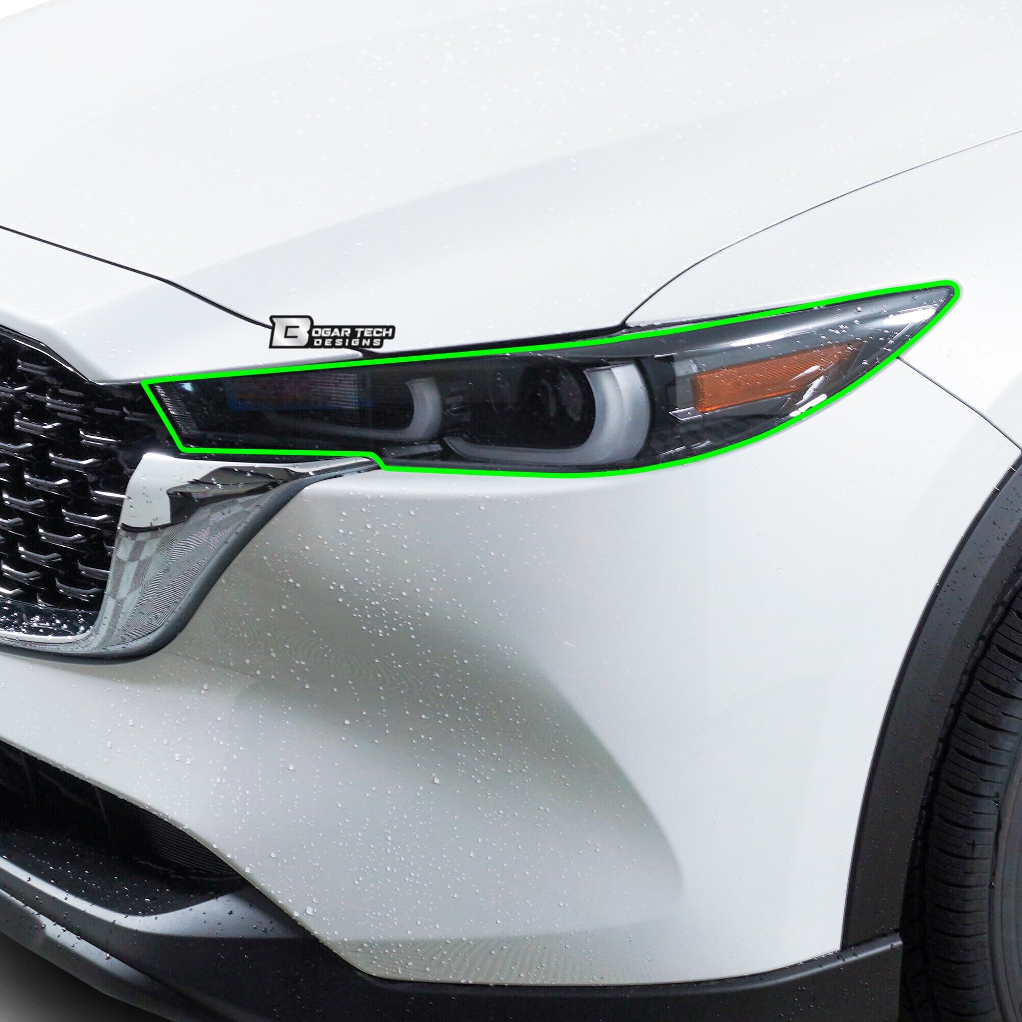 Full Headlight Taillight Precut Smoked PPF Tint Kit Film Overlay Fits Mazda CX-5 2022-2025