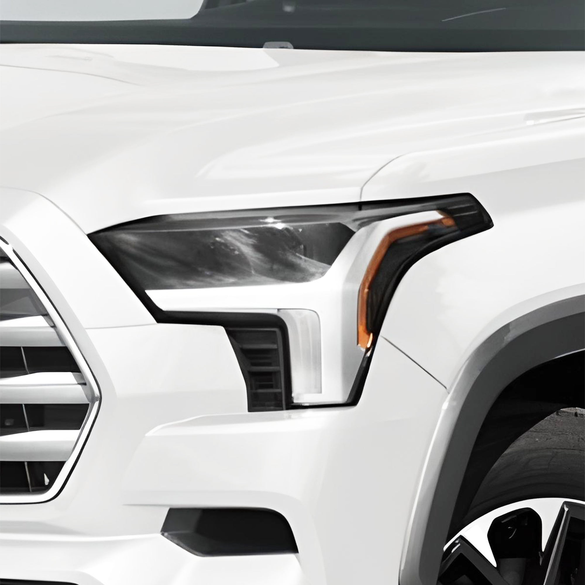 Full Headlight Taillight Precut Smoked PPF Tint Kit Film Overlay Fits Toyota Sequoia 2023-2025