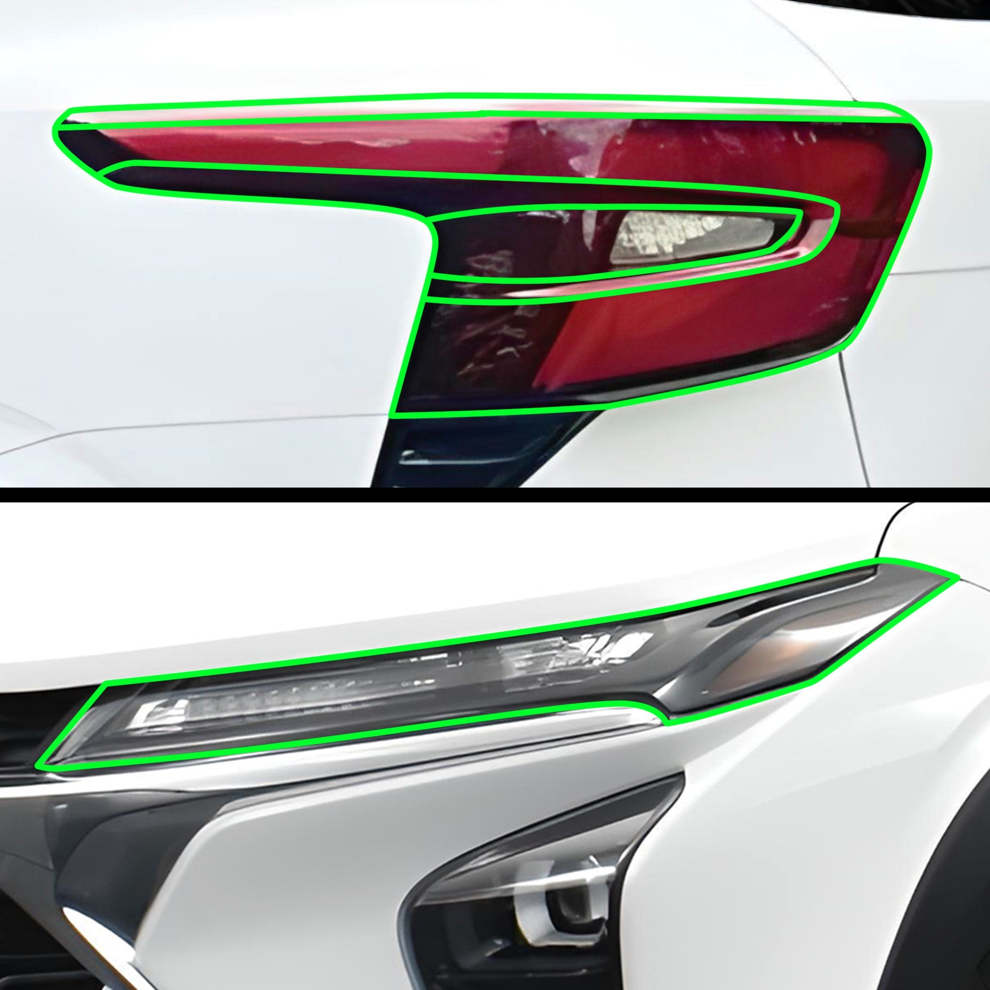 Full Headlight Taillight Precut Smoked PPF Tint Kit Film Overlay Fits Chevrolet Trax 2024-2025