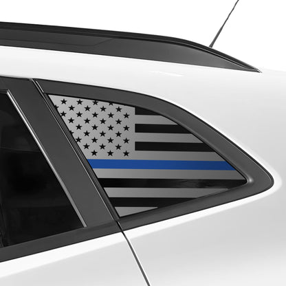 Fits Chevrolet Trax 2024-2025 Quarter Window American Flag Vinyl Decal Stickers