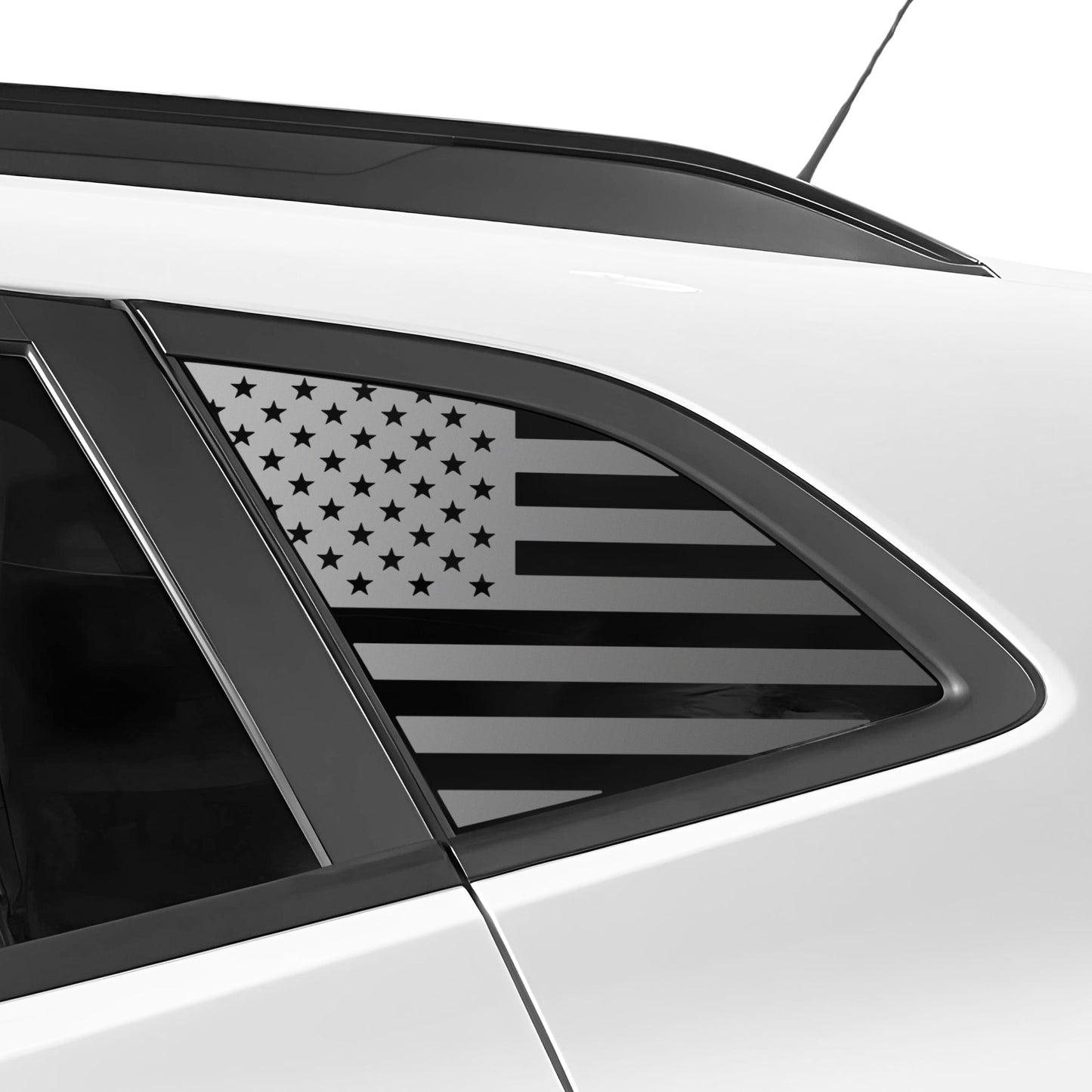 Fits Chevrolet Trax 2024-2025 Quarter Window American Flag Vinyl Decal Stickers