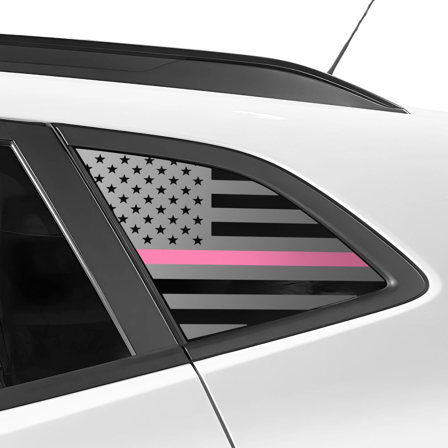 Fits Chevrolet Trax 2024-2025 Quarter Window American Flag Vinyl Decal Stickers