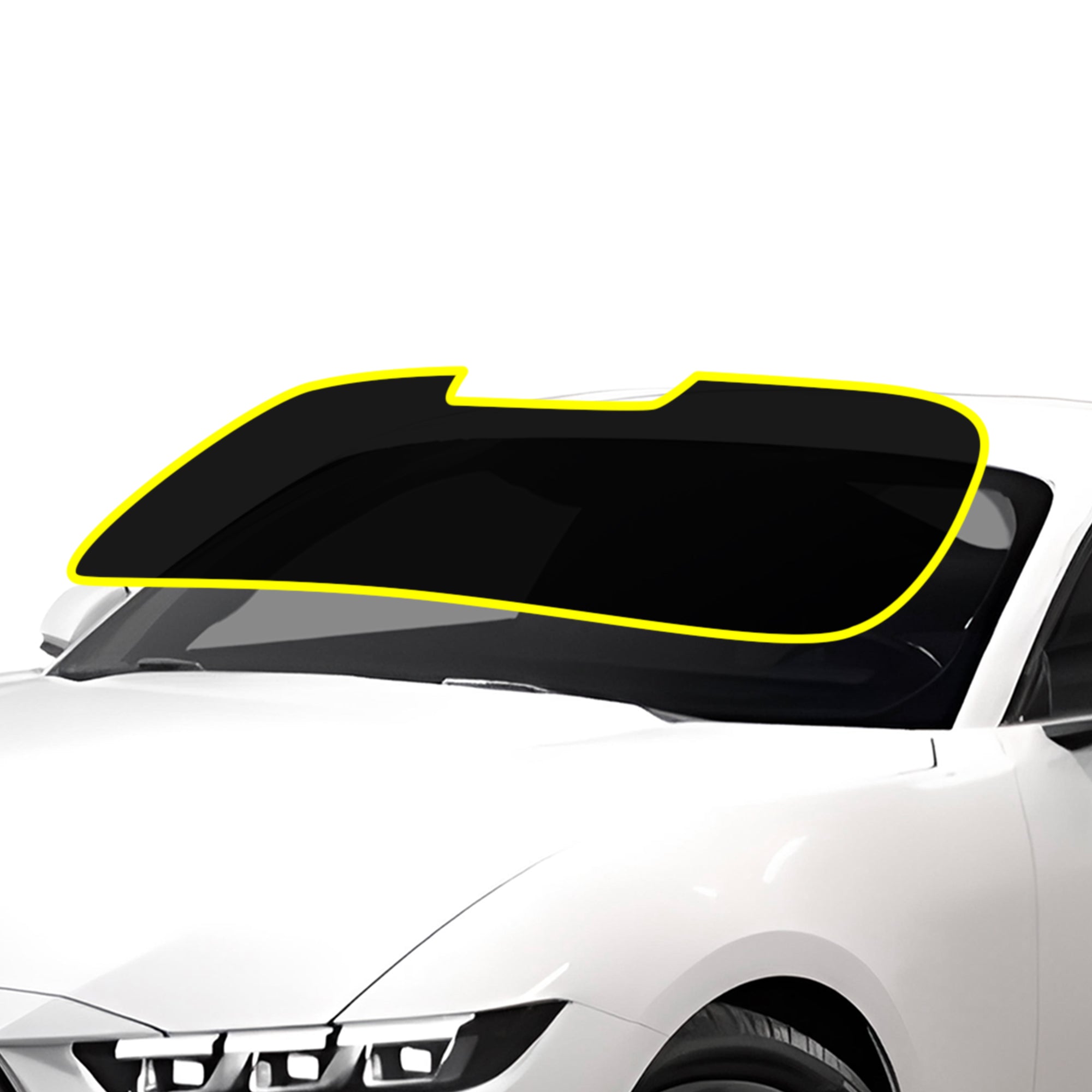 Precut Front Rear Windows Windshield Premium Nano Ceramic Window Film Tint Kit For Ford Mustang Coupe 2024+