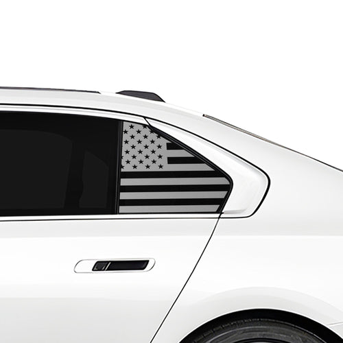 Fits BMW 7 Series 2023-2025 Quarter Window American Flag Vinyl Decal Stickers