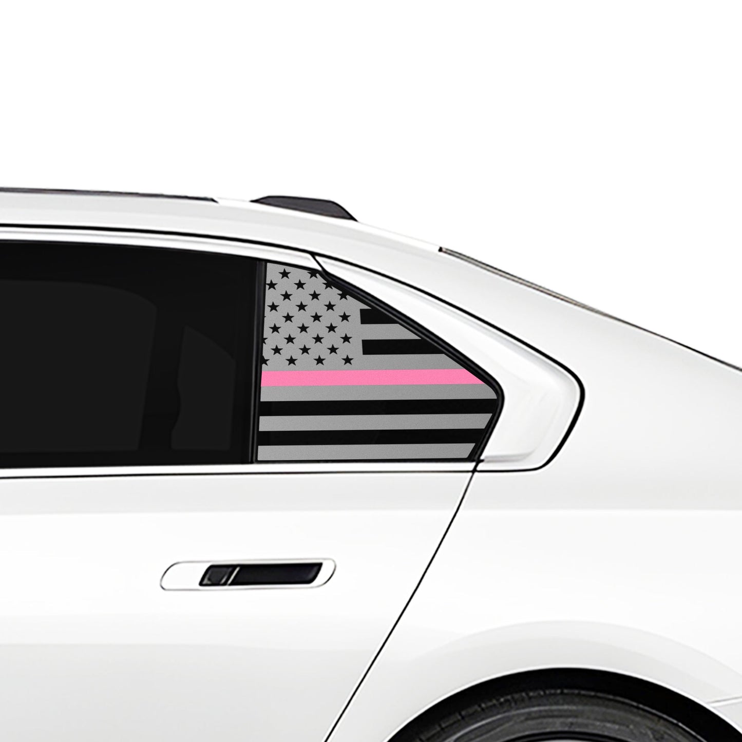Fits BMW 7 Series 2023-2025 Quarter Window American Flag Vinyl Decal Stickers