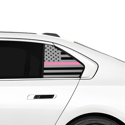 Fits BMW 7 Series 2023-2025 Quarter Window American Flag Vinyl Decal Stickers
