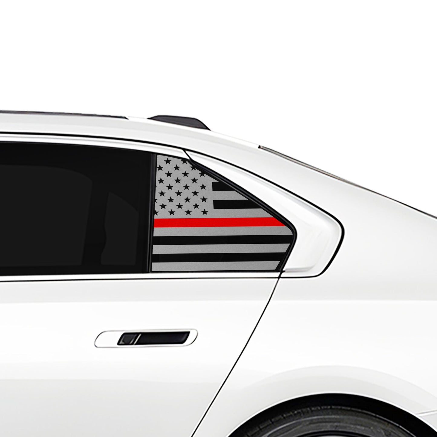 Fits BMW 7 Series 2023-2025 Quarter Window American Flag Vinyl Decal Stickers