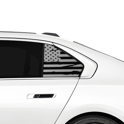 Fits BMW 7 Series 2023-2025 Quarter Window American Flag Vinyl Decal Stickers