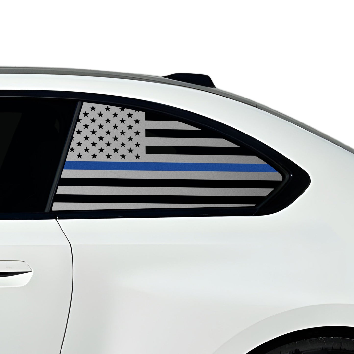 Fits BMW M2 2023-2025 Quarter Window American Flag Vinyl Decal Stickers
