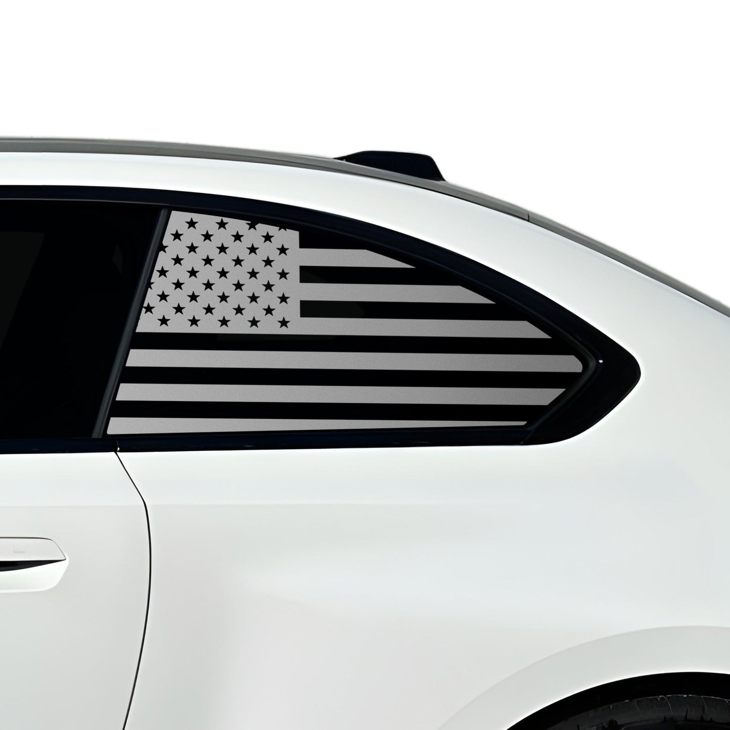 Fits BMW M2 2023-2025 Quarter Window American Flag Vinyl Decal Stickers