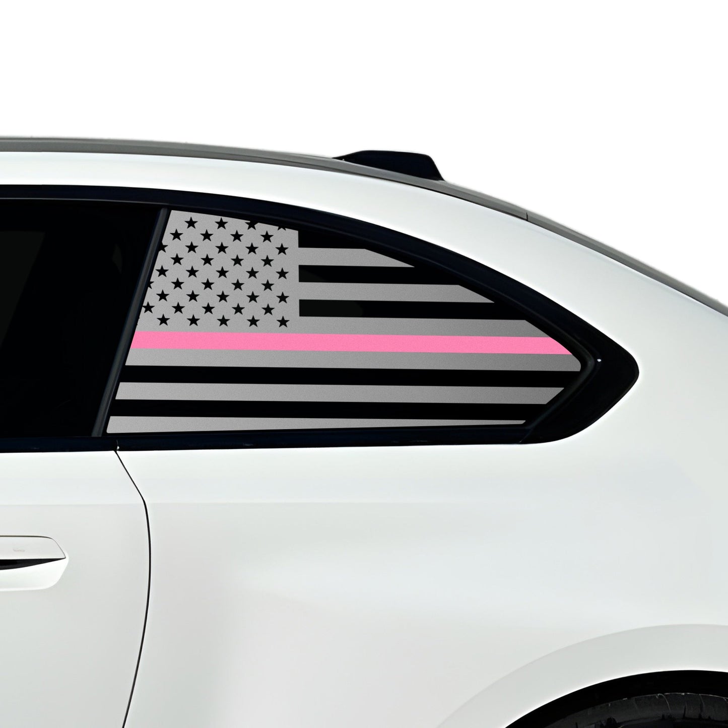 Fits BMW M2 2023-2025 Quarter Window American Flag Vinyl Decal Stickers