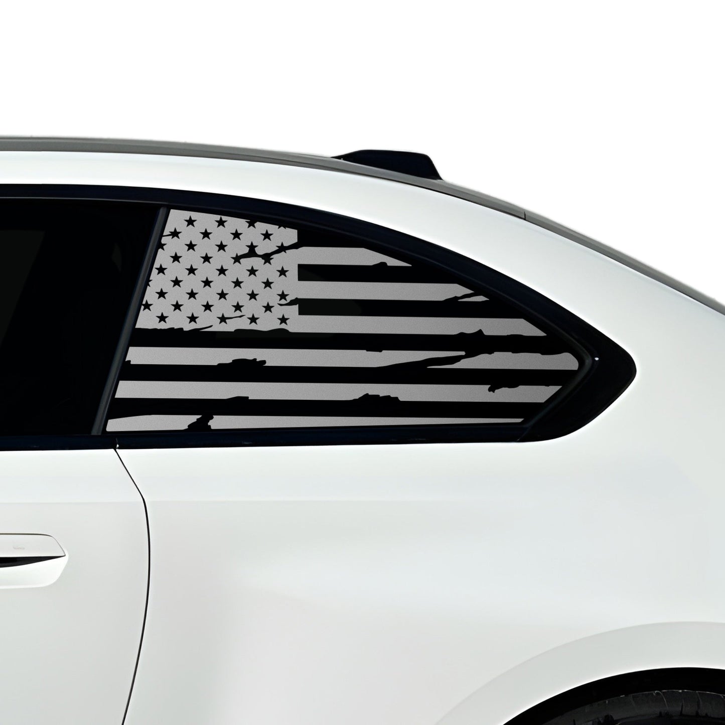Fits BMW M2 2023-2025 Quarter Window American Flag Vinyl Decal Stickers
