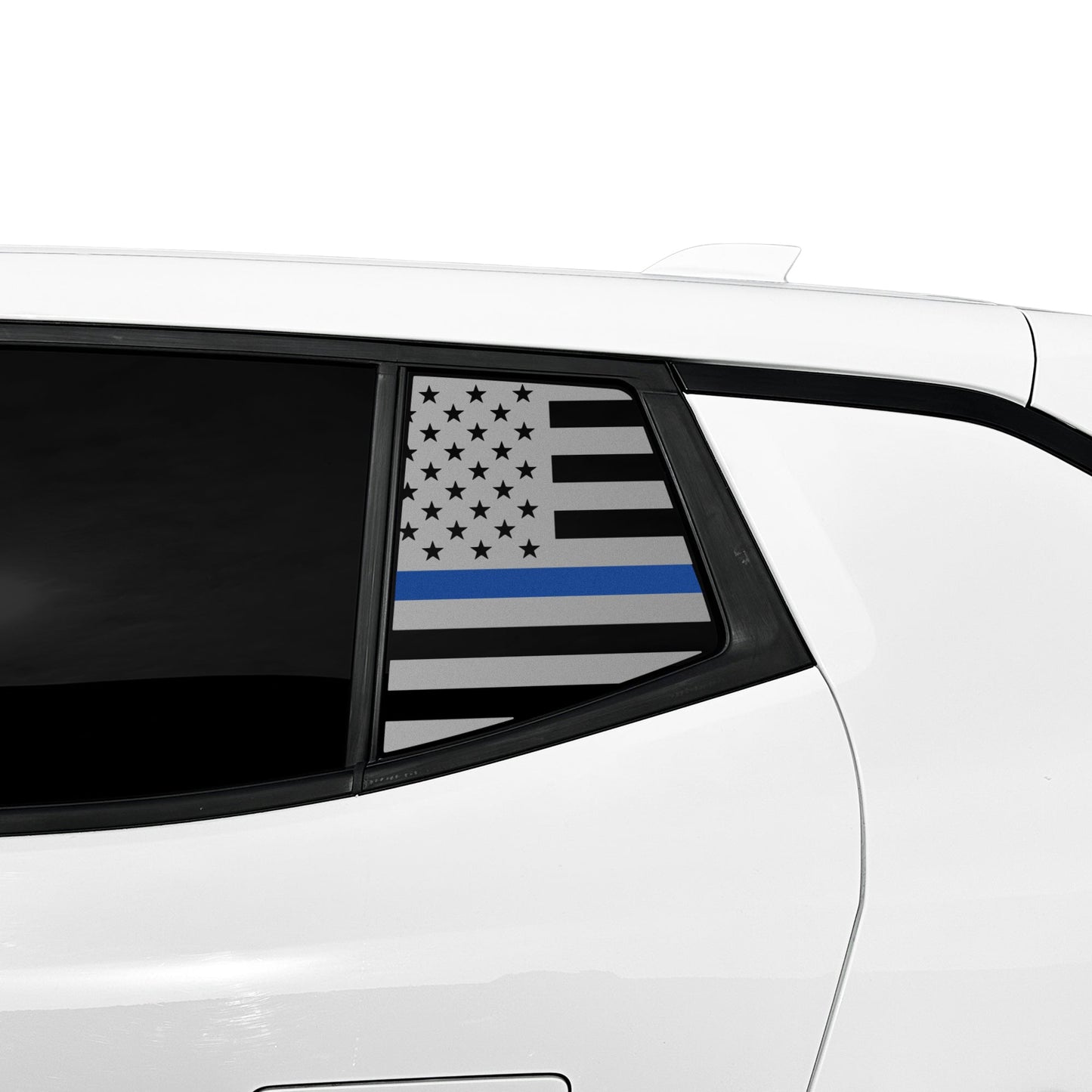 Fits Chevrolet Equinox EV 2024-2025 Quarter Window American Flag Vinyl Decal Stickers