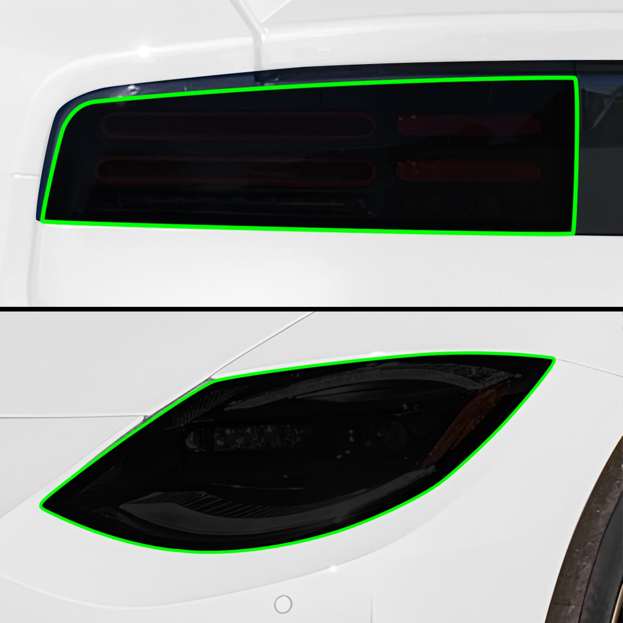 Full Headlight Taillight Precut Smoked PPF Tint Kit Film Overlay Fits Nissan Z 2023-2025