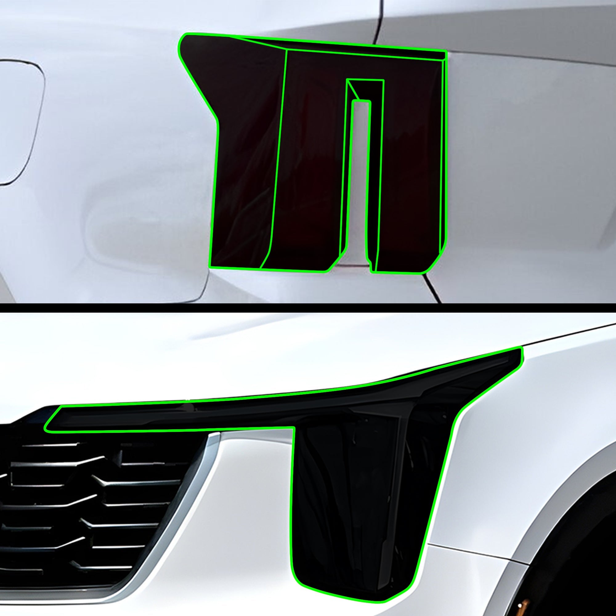 Fits KIA Sorento 2024-2025 Full Headlight Taillight Precut Smoked PPF Tint Kit Film Overlay