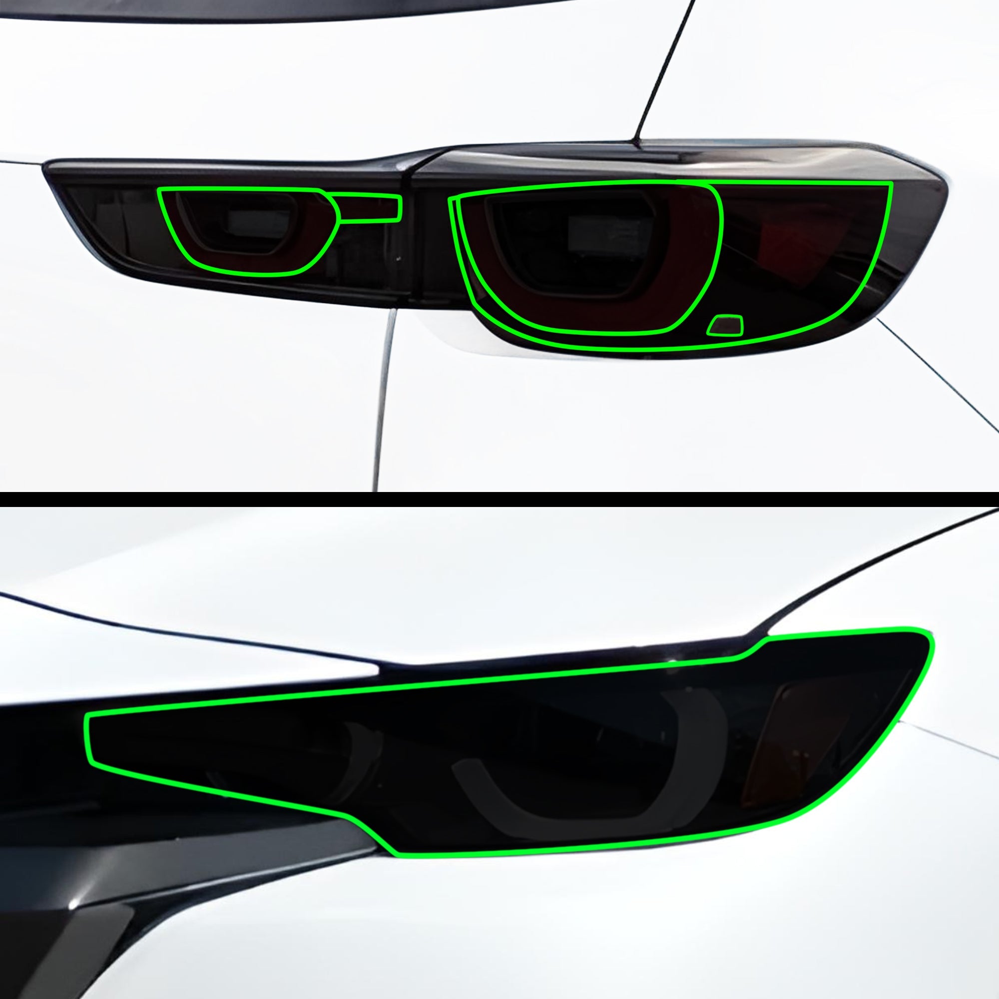 Full Headlight Taillight Precut Smoked PPF Tint Kit Film Overlay Fits Mazda Cx-50 2023-2025