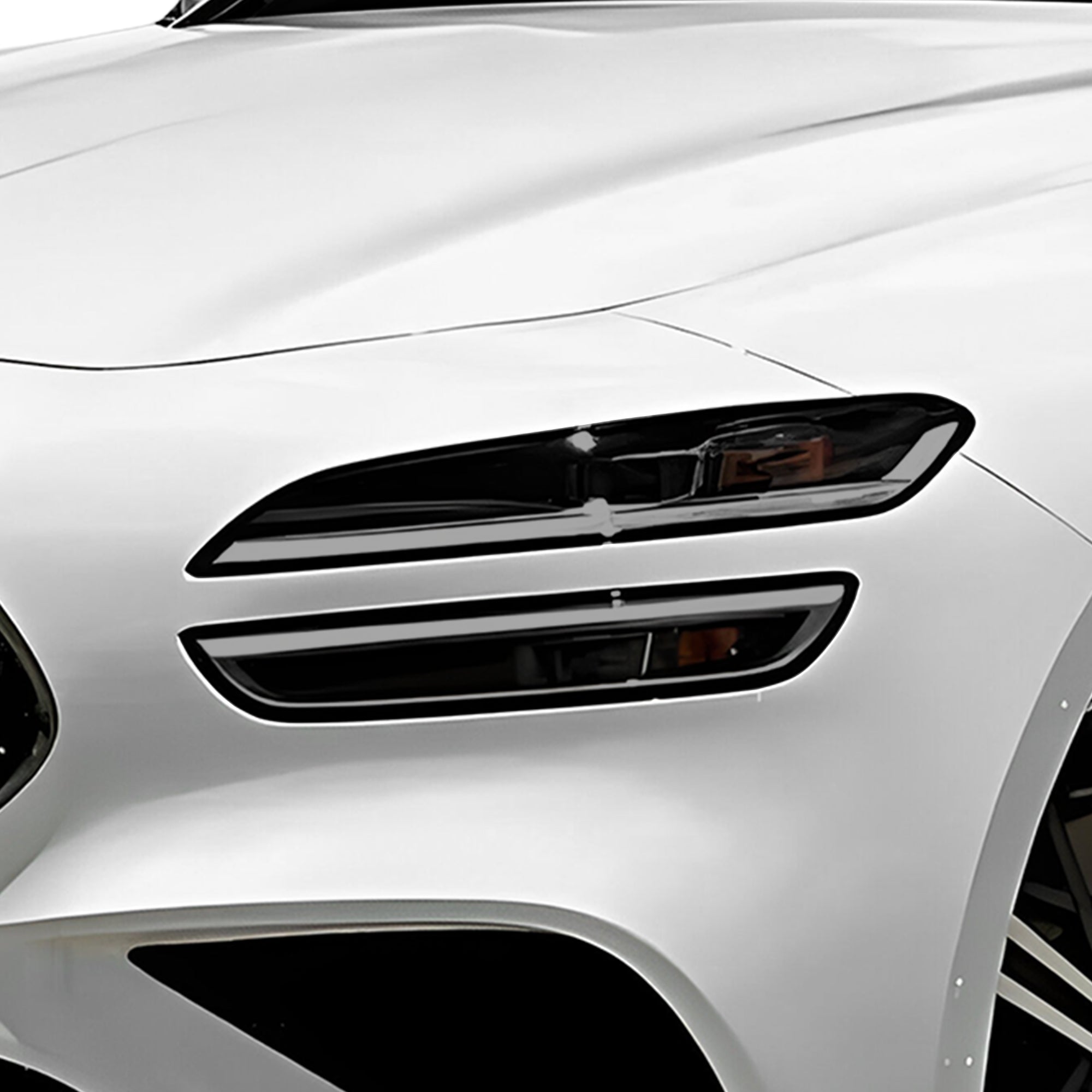 Fits Genesis G70 2022-2025 Full Headlight Taillight Precut Smoked PPF Tint Kit Film Overlay