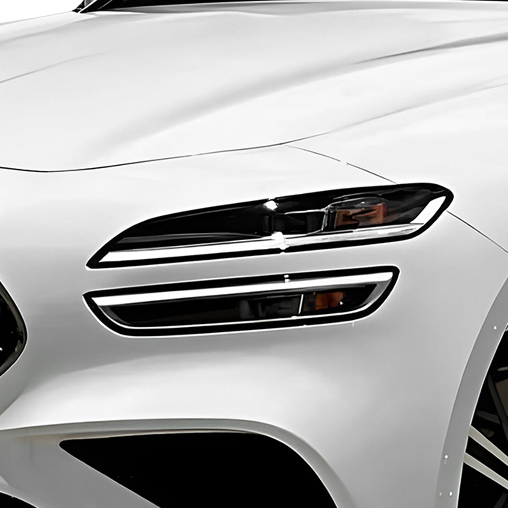 Fits Genesis G70 2022-2025 Full Headlight Taillight Precut Smoked PPF Tint Kit Film Overlay