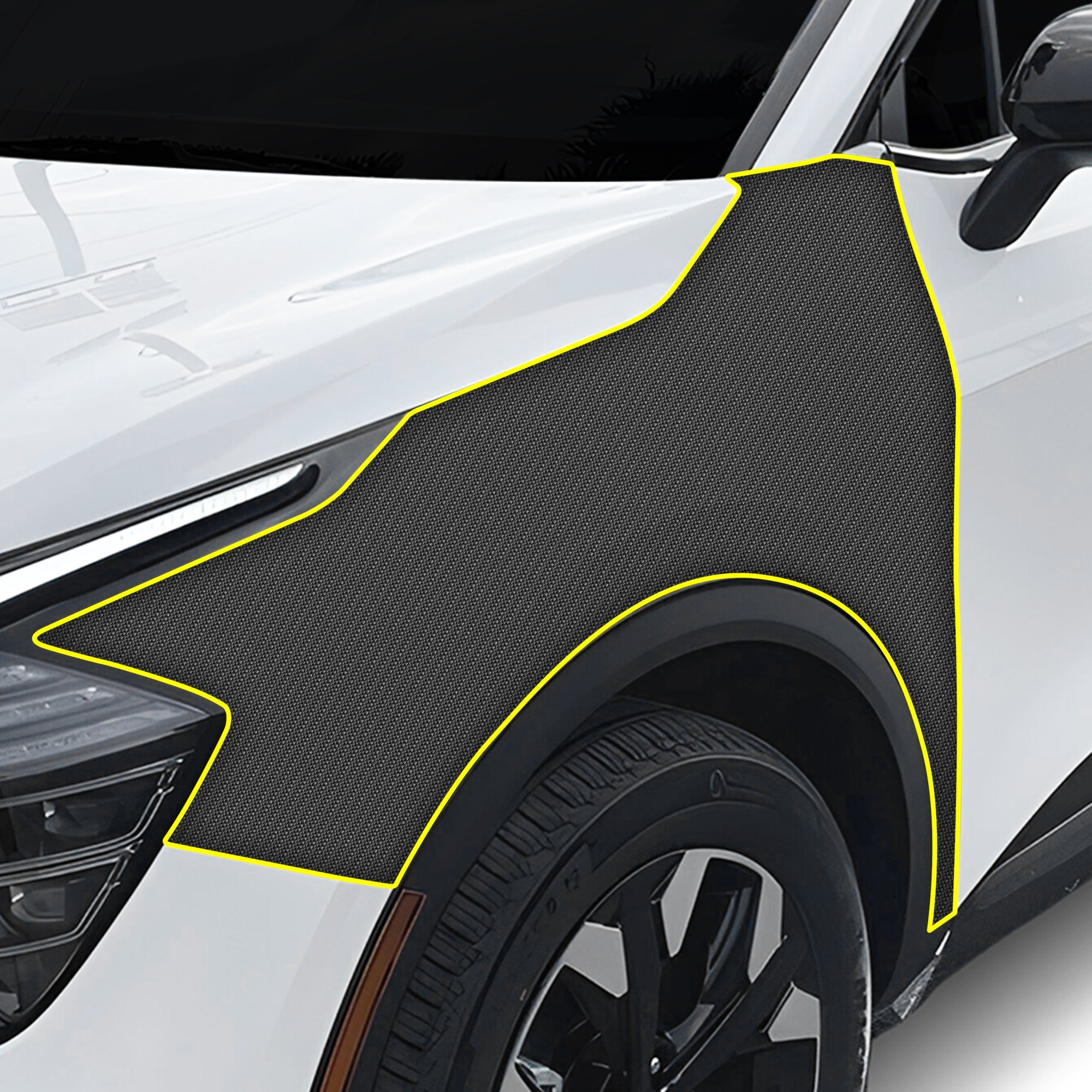 Fits KIA Sportage 2023+ Precut Premium Gloss Black Carbon Fiber Fender Paint Protection Film PPF Decal Film Kit