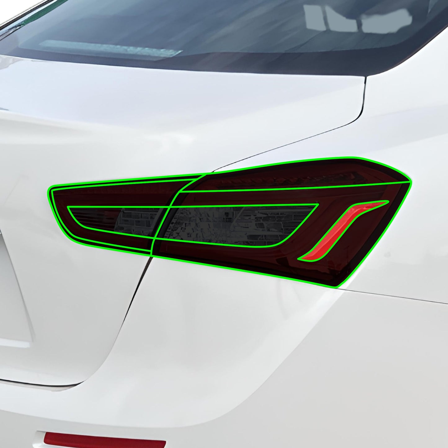 Fits Maserati Ghibli Full Headlight Taillight Precut Smoked PPF Tint Kit Film Overlay 2014-2024