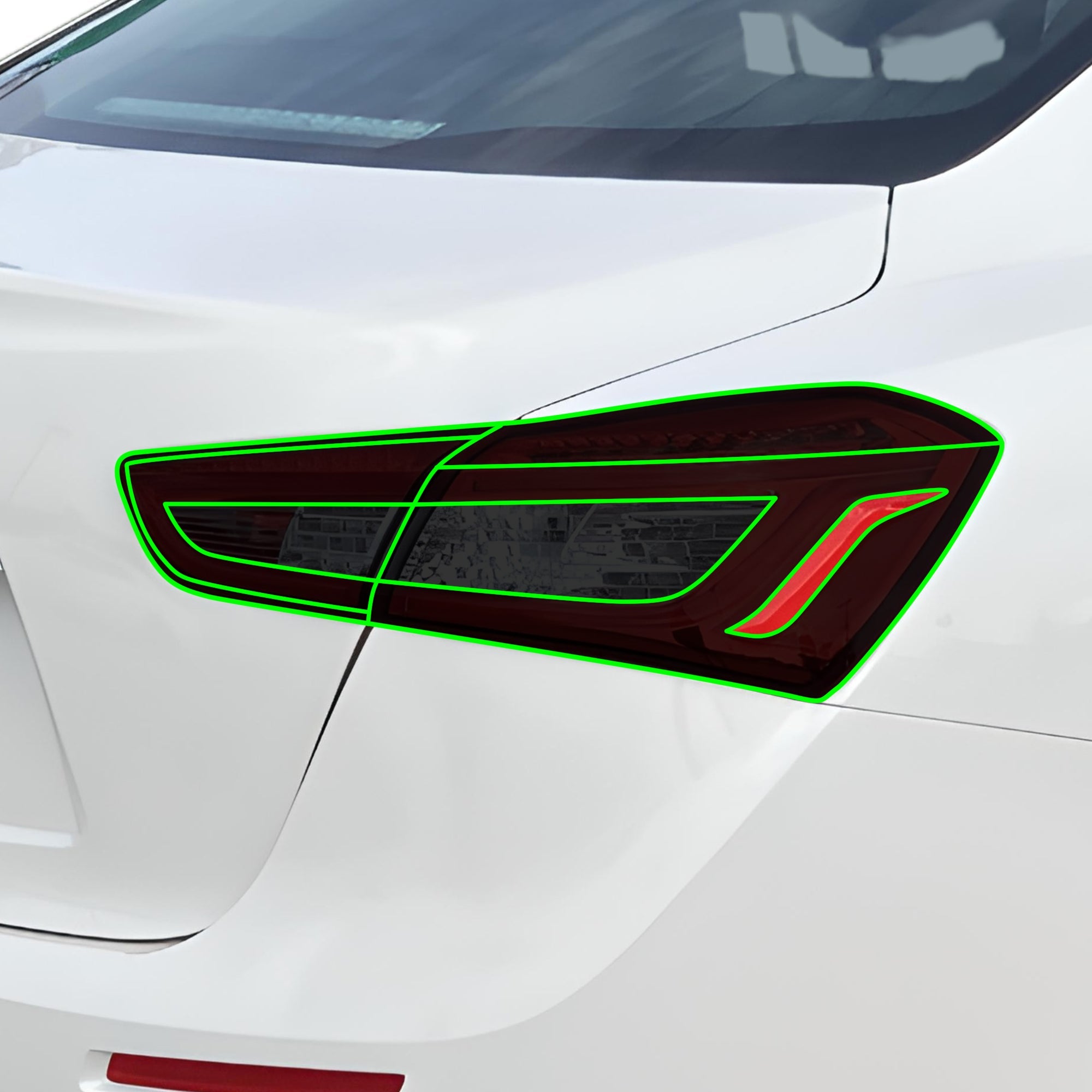 Fits Maserati Ghibli Full Headlight Taillight Precut Smoked PPF Tint Kit Film Overlay 2014-2024
